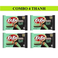 Combo 4 Bars Of American Kat Chocolate Duos Mint and Dark Chocolate King Size 85g