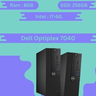 Dell Optiplex 7040 | Ram : 8GB | SSD : 256GB | Intel : i7-6G - Mini PC Refurbished Like New