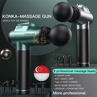 Stock KONKA Massage Gun 4/8 Massage Heads Professional Fascia Gun Relieve Muscle Soreness Deep Muscl