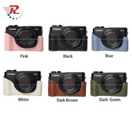 Leather Camera Half Case Cover Bag For Canon G7X3 G7X Mark III G7X2 G7XII G7X Mark II Cameras