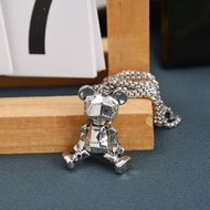 Bearbrick Titanium Necklace With Hand And Foot Movement Joints, bearbrick Necklace