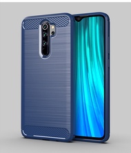 Xiaomi Redmi Note 8 Pro Case Redmi Note8Pro คาร์บอนไฟเบอร์ TPU ซิลิโคนอ่อนนุ่มฝาหลังเกราะเคสโทรศัพท์