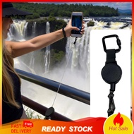 <richstore> Belt Clip Phone Holder Phone Tether Retractable Cable Anti-theft Phone Tether with Belt 