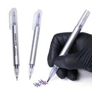 1pc Tattoo Marker Pen, Embroidery Drawing Positioning Marker Pen, Purple, Double-Headed Marker Pen