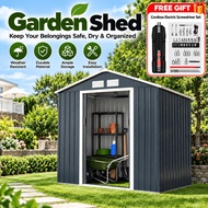 Ready Stock Garden Shed Outdoor Garden Storage Metal Storage Shed Store Room Backyard Cabinet Setor 