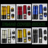 ( PAKET KOMPLIT KEREN ) cover shock depan belakang jalu as roda beat vario click icon scoopy genio s