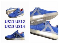 US11 US12 US13 US14 32CM AXION  藍色 合成皮拼接  休閒鞋 大尺碼男鞋