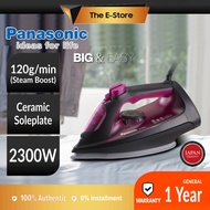 Panasonic NI-U400 Steam Iron with Big Ceramic Soleplate | NI-U400CPSK (Household Iron Dry Iron Steam