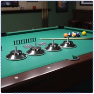 Eigell Chrome Finish Billiard Table Adjustable Feet Set 5 Inch Table Leveling Feet for Game Room