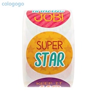 COLO 500 Pcs Adhesive Sticker Motivational Sticker Reward Sticker Incentive Sticker