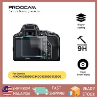 🔥READY STOCK🔥PROOCAM SPN-D3500 GLASS SCREEN PROTECTOR  NIK D3500 D3400 D3300 D3200 1