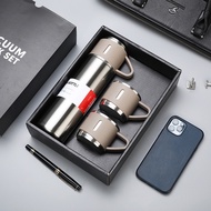 MATOUGUI Termos sultan Elegan Simple Air Minum Tahan panas/Dingin Polos Vacuum Flask Bottle Set 500M