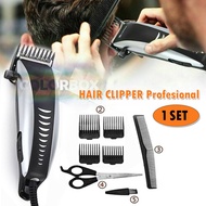 MR ALAT CUKUR RAMBUT MESIN CUKUR RAMBUT Hair Clipper Profesional Set Alat Mesin Cukur Rambut Listrik Alat Cukur Rambut Elektrik Pemangkas Rambut Mesin Pencukur Rambut Alat Cukur Kumis Jenggot Cukuran Rambut Alat Potong Rambut - 1 Pcs