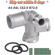 Connector Water OutletFlange Pipe For Audi A4 A6 S4 S6 Radiator coolant Hose 06D121132 06D121133A 06