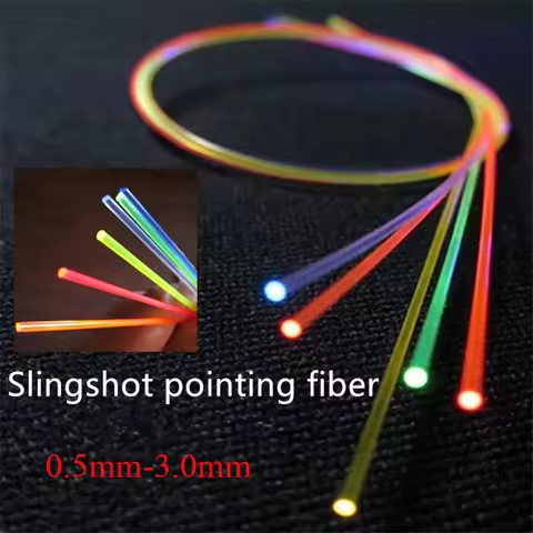 50cm 0.5mm- 3mm diameter Fiber Optic Bow Sight Replacement Pins Bow Archery Accessories Slingshot Hu