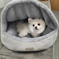 Warm Winter Dog Bed Breathable Medium Small Dog House Semi Enclosed Cat Sleep Mats Washable Pet Hous
