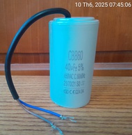 Tụ 50mf 40uf -450VAC CBB60 tụ động cơ điện chất lượng cao tụ motor