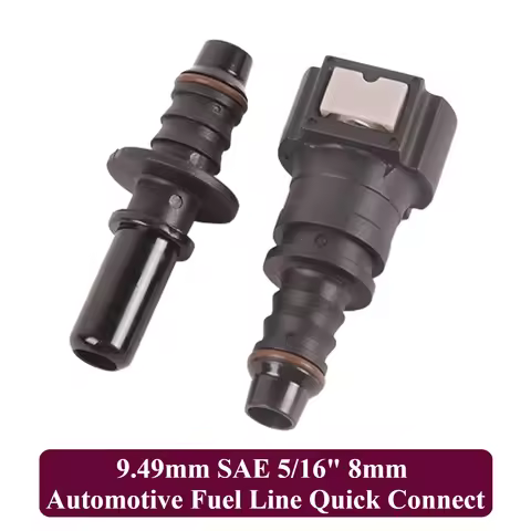 9.49mm SAE 5/16" 8mm Nylon Fuel Line Quick Connect Release Hose Disconnect Hose 9.49-ID8