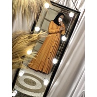 Plain Dress / Size M L XL XXL / Maxy Dress / Maxi Dress / Bisa COD / Gamis Kancing / Busui Wanita AL