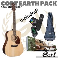 CORT EARTH PACK 60 Acoustic Guitar Bundle | Gitar Akustik Earth60 OP