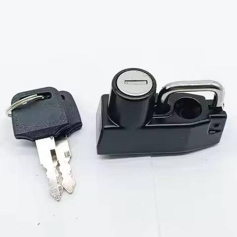 Motorcycle Helmet Lock For Yamaha SR250 SR400 SR500 XV250 XV700 1100 TW200 Black