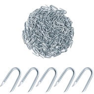 200pcs Wire Fencing Staples U Nails Fence Fasteners Yard Cable Staples for Wood Chicken Wire Mesh Fe