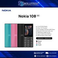 [Original] Nokia 108 4G (64MB + 128MB) | 1450mAh Battery (Removable) | Dual Flashlight, FM Radio & M