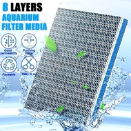 Honeycomb Cotton 8D Honeycomb Aquarium Filter Cotton 8D Honeycomb Foam Filter 8D Honeycomb Reusable 