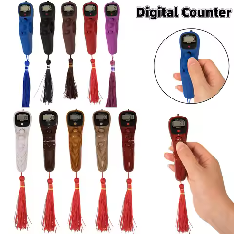 Electronics Tasbeeh digital tally counter with LED easy resettable SXH5136 Original Digital Rosary f