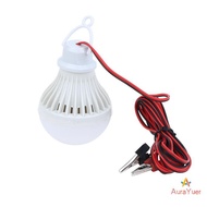 [AuraYuer] DC Input LED Lamp 7W 6500K White Lighting 3m Long Wiring 12V-85V Wide Voltage for Home Be