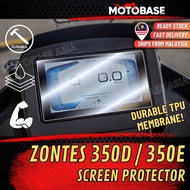 Zontes 350D / 350E Meter Screen Protector Film by SunOptics™ TPU 350 D E Motorcycle Accessories