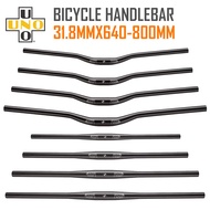 UNO Bike Handlebar 31.8*620/640/680/700/720/740/760/780/800mm Matte Black/Silver Color Mtb Handlebar
