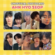 AHN HYOSEOP UNOFFICIAL PHOTOCARD/ KOREAN DRAMA ACTOR/ KOREAN ACTOR PHOTOCARD/ KOREAN ACTRIS