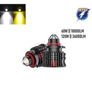 RAYTON RTD LED Car Fog Lights Foglamp H11 LED Headlight Spot Bulb Projector Lens Devil Angel Eyes LE