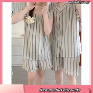 75429 Vacation Style Cotton Striped Loose Csole Women