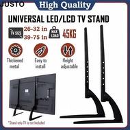 JUSTO LED LCD Monitor Bracket, Universal 26-32/39-75 Inch Tv Stand, Professional Vertical Alloy Adju