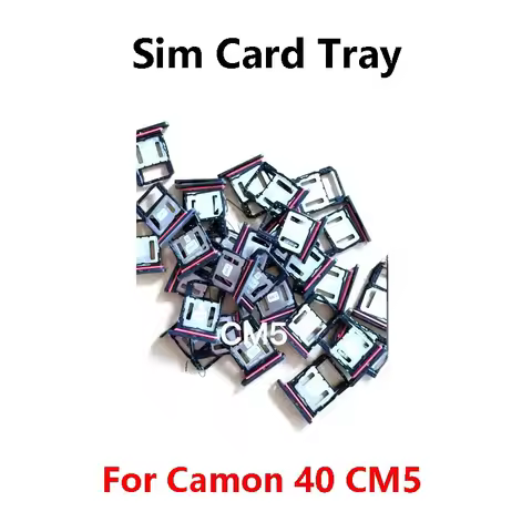SIM Card Tray For Tecno Camon 40 CM5 SIM1 + SIM2 Card Tray Replacement Part