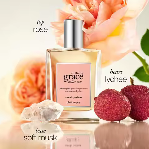 Philosophy Amazing Grace Ballet Rose Eau de Toilette 60ml/2fl.oz Women Perfume | Soft Delicate Pink 