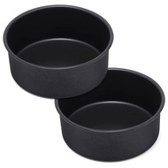 6Inch Cake Pan Set of 2 Nonstick Aluminum Alloy Small Round Cake Pans Tin for Baking Birthday Weddin