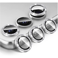 Kucheed Bling Camera Lens Protector for Samsung Z Fold Flip 5 6 Galaxy A15 A25 A35 A55 Tempered Glas