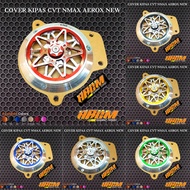 Nmax Aerox New 155 CVT Fan Cover CNC Star Motif Spiner Set Nmax Aerox New 155 CVT Cover