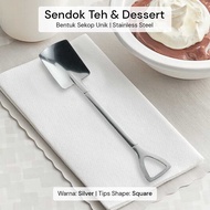  ️RCHMDSHPEPOCH Dessert Teaspoon Stainless Steel Spoon 1 PCS - LXY550