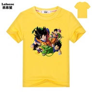🔥【HOT】 เสื้อยืดแขนสั้นลายการ์ตูน Dragon Ball Z Goku เสื้อยืดผู้ชาย