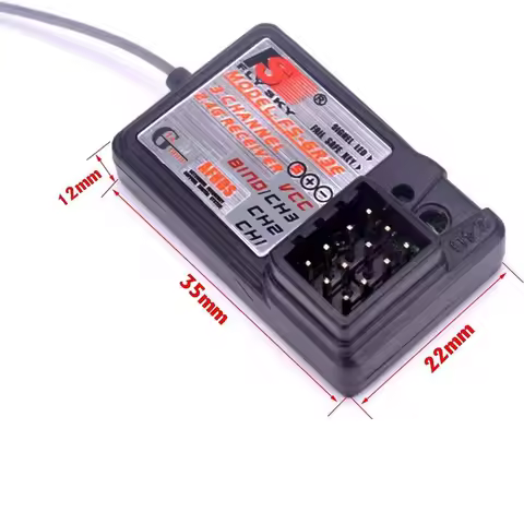 Flysky FS-GR3E AFHDS Long Range 2.4G 3CH Receiver for FS-GT2 FS-GT2B FS-GT3B FS-GT3C FZ-IT4S Transmi