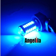 Angelila อัตโนมัติ LED รถยนต์แสงโคมไฟ H8/H11 แหล่งกำเนิดแสง LED 33led 5730smd LED ขับรถหลอดไฟตัดหมอกรถไฟหน้าโคมไฟ (สีฟ้า)