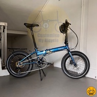 🛄 Fnhon Blast 20” 𝗠𝗥𝗧/𝗕𝘂𝘀-𝗳𝗿𝗶𝗲𝗻𝗱𝗹𝘆 14 Freebie 𝗟𝗶𝗴𝗵𝘁𝘄𝗲𝗶𝗴𝗵𝘁 Folding Foldable Bicycle Bike 3sixty Dahon Blue Kosda