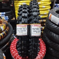 SWALLOW CROOS 70/ TIRES 100-19, 90/100-16 SB145F TERRA VENTURE/R MAXI GRIP/