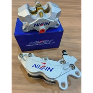 Nissin Caliper Pump YAMAHA XMAX 250/300 Front & Rear Set P4 Nissin Caliper 4Pot / 2Pot Set With Brac