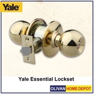 YALE Essential Cylindrical Lockset Entrance Door Knob VCA4147