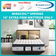 DREAMLAND CHIRO PERFECT II (14-Inches) MIRACOIL™ SPRINGS MATTRESS (Free Delivery + Free Pillows )